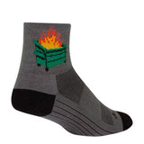 SockGuy 2020 Classic Socks - 3", Gray/Black, Small/Medium