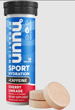 Sport Hydration + Caffeine Tabs, Cherry Limeade, 8/Co