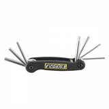 HEX/TORX WRENCH FOLDING SET 3 & 4 & 5-6mm/T10 & 25 & 30