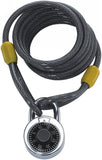 8034 DOBERMAN CABLE W/COMBO LOCK 8mm x 6'