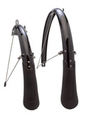 73745 CASCADIA RECYCLED 700x45mm FENDERS W/MUDFLAPS BLACK