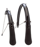 73745 CASCADIA RECYCLED 700x45mm FENDERS W/MUDFLAPS BLACK