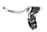 FS-428 LH HINGED BMX CALIPER/CANTI/U BRAKE LEVER BLACK/SILVER
