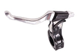 FS-428 LH HINGED BMX CALIPER/CANTI/U BRAKE LEVER BLACK/SILVER