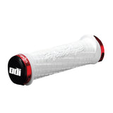 GRIPS ODI LOCKON BONUS MTN TROY LEE WH/RD w/CLAMP