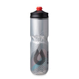Hydrapak Polar Surge Ascent Insulated Water Bottle - 24oz, Silver