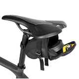 Aero Wedge Pack, 0.6L, Strap Mount, Small, Black