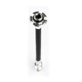 Lezyne ABS Alloy Drive Frame Pump, Small: Black/Polished Silver