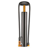 Lezyne Micro Floor Drive XL Large Volume 35psi Handpump- with Foot Peg, Black