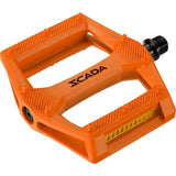 SCADA THERMOPLASTIC PLATFORM PEDAL W/POLYMER BUSHING ORANGE