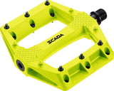 SCADA THERMOPLASTIC PINNED PLATFORM PEDAL W/POLYMER BUSHING YELLOW