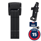 Abus Bordo 6500K Granit XPlus Folding Lock - Keyed, 3'/90cm, Includes SH Bracket