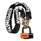 New York Chain 1217 & EVS4 Disc Lock, Black