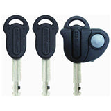 New York Chain 1217 & EVS4 Disc Lock, Black