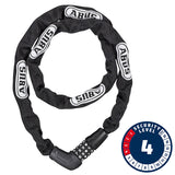 ABUS Steel-O-Chain 5805C Combination Lock: 110/5mm, Black