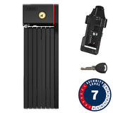 ABUS uGrip Bordo BIG 5700 Folding Lock - 100cm/3.3ft, Keyed, Black