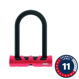 Abus Ultimate U-Lock - x 5.5", Keyed, Black, Includes Bracket