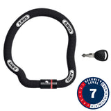 Abus 6206K/110 Goose Lock - 110cm. Keyed, Black