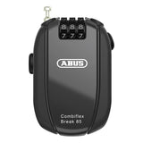 Abus  Combiflex Break Retractable Combo Lock - 85cm, Black