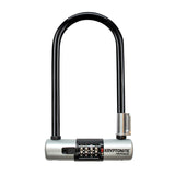 Kryptolok Combo Standard U-Lock, 4"x8", 12mm, Black/Si