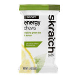 Skratch Labs Energy Chews Sport Fuel - Green Tea + Lemon, Box of 10