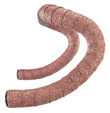 SUPER STICKY KUSH SOLID COFFEE HANDLEBAR TAPE W/ BLACK ANODIZED PLUGS
