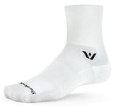 ASPIRE FOUR QUARTER CREW HIGH SOCKS MEDIUM WHITE (d) (Send 848-326)