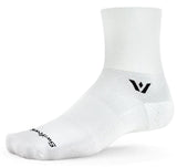 ASPIRE FOUR QUARTER CREW HIGH SOCKS MEDIUM WHITE (d) (Send 848-326)