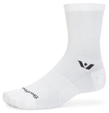 ASPIRE FIVE MID-CREW SOCKS LARGE WHITE