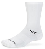 ASPIRE SEVEN CREW SOCKS SMALL WHITE