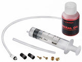 Tektro Basic Bleed Kit - Includes Syringe, Plastic Tubing, Hose Retainer, Compression Ferrules,  Brass Inserts, and Inlet/Outlet Valve