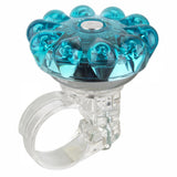 20-BBQ BLING BELL AQUAMARINE Clamp Style