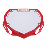 Box Two Number Plate, Red - Small