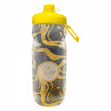 20oz INSULATED ABSTRACT WAVE BOTTLE YELLOW