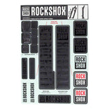 RockShox Fork Decal Kit - 35mm, Stealth Black