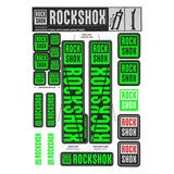 RockShox Fork Decal Kit - 35mm, Green