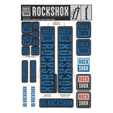 RockShox Fork Decal Kit - 35mm, Blue