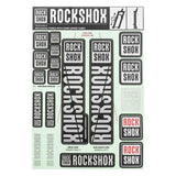 RockShox Fork Decal Kit - 35mm, Gray