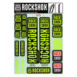 RockShox Fork Decal Kit - 35mm, Yellow