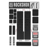 RockShox Fork Decal Kit - 30/32mm/RS1, Stealth Black
