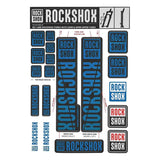 RockShox Fork Decal Kit - 30/32mm/RS1, Blue