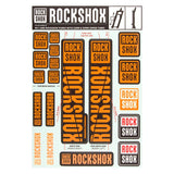 RockShox Fork Decal Kit - 30/32mm/RS1, Orange