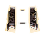 RockShox Fork Decal Kit - Lyrik Ultimate, 27/29", Polar Foil for Gloss Black