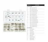 Stainless Fastener Kit, 4,5,6mm - 218pcs