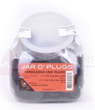 Jar-O-Plugs Bar End Plugs, Black 150/Count