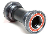 BSA Threaded BB, Road, 24/22mm Angular Contact, Gray