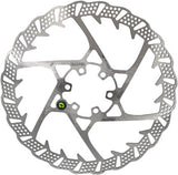 180mm Rotor, 6-Bolt, 2.0mm, Shark, Silver