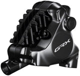 Shimano GRX BR-RX820 Hydraulic Disc Brake Caliper - Front, Flat-Mount, W/Bracket for 140/160mm Rotor (Assembled for 160mm)