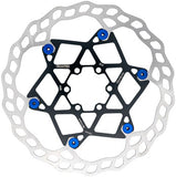 180mm Rotor, 6-Bolt, 2.0mm, Floating, Blue  NLS