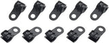 Stealth Brake Line Cable Guide Clips, 10/pack, Black
